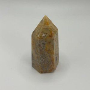 Crazy Lace Agate Obelisk Tower Crystal